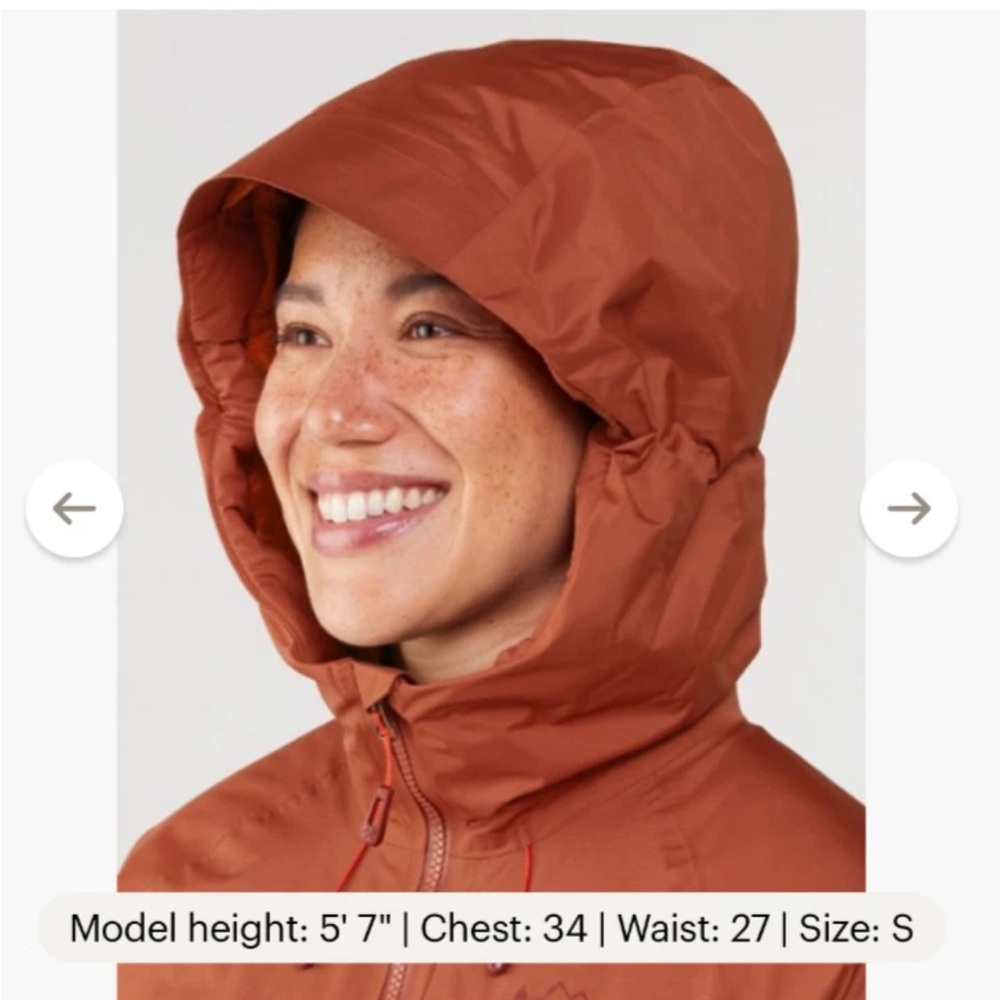 REI Women's Orange Ski Jacket - Picture 4 of 15